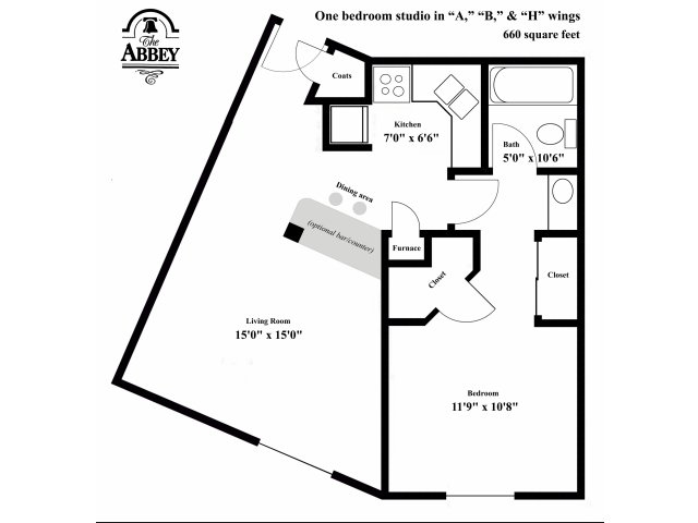 1A - The Abbey Apartments