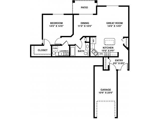 Floorplan - Raspberry Woods Townhomes