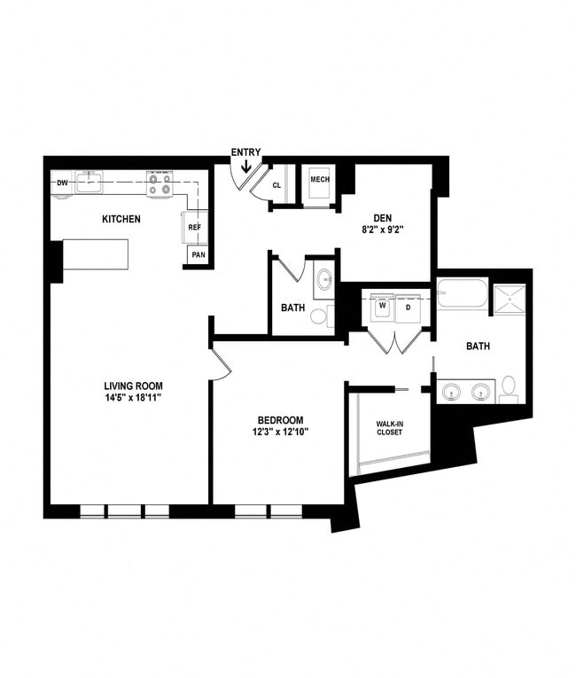 Floorplan - The Woodley