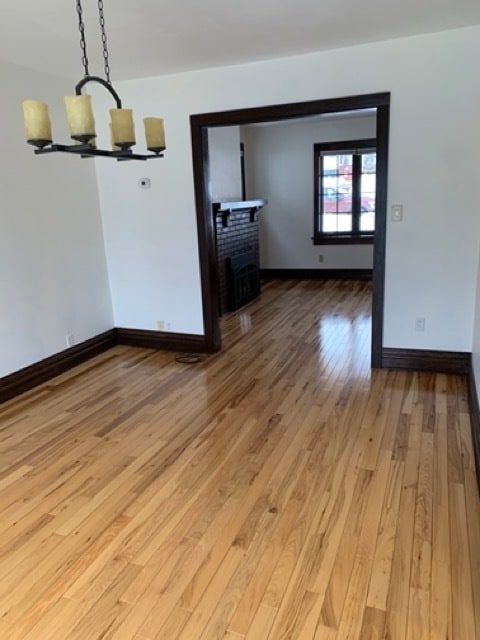 View of living room from the dining room - 1818 E 7th St