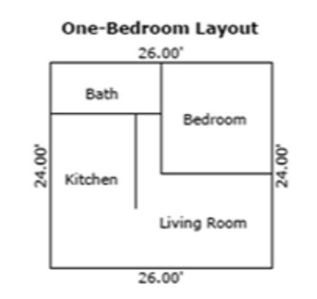 Floorplan - Rivers Edge Apartments