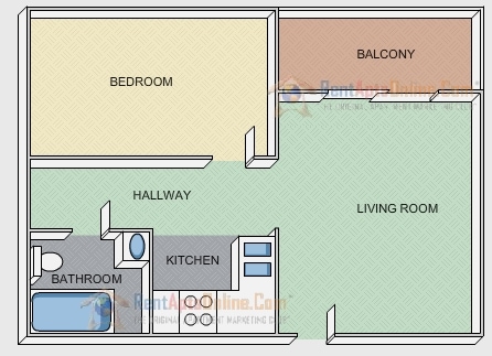 1BR/1BA - Deluxe Madison