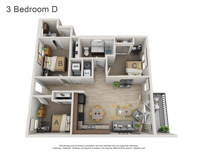 Floorplan - 901 Western | Student Housing