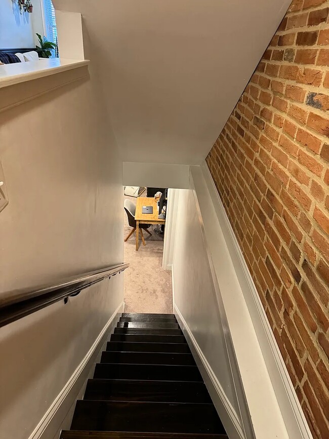 Staircase to Finished Basement - 113 W Randall St