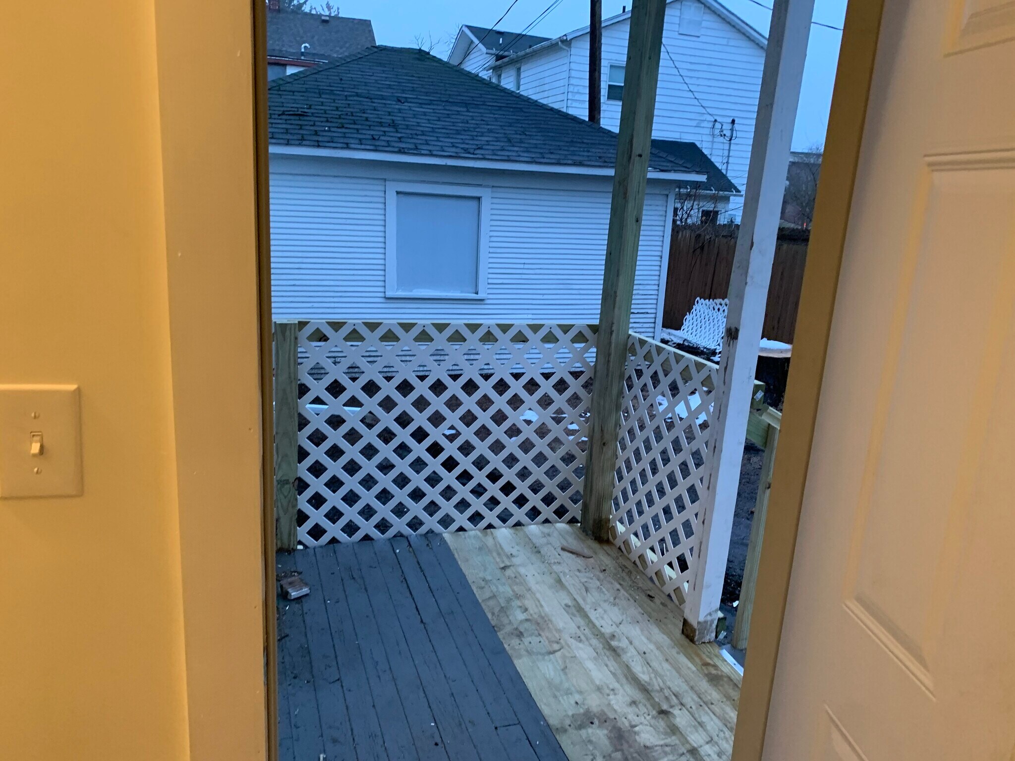 Back porch - 816 N Sheridan St