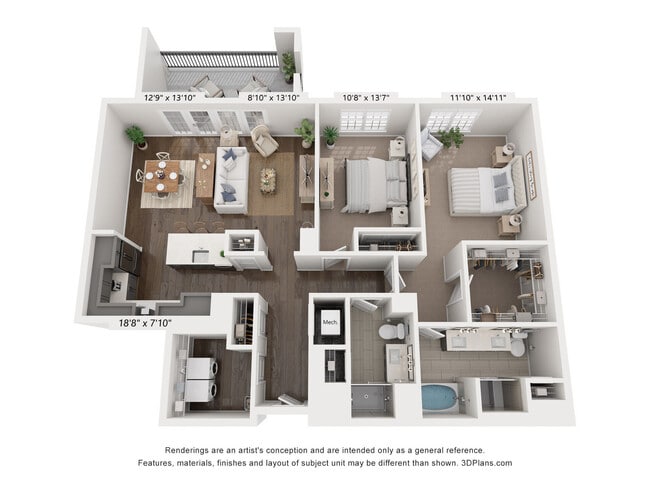 Floorplan - The Residences at Amberley Woods