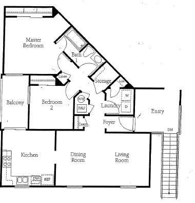 Plan 1400B - Villages At Treasure Island