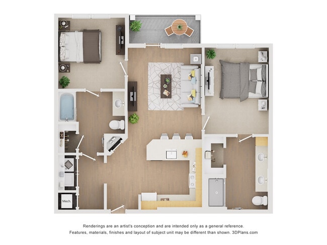 Floorplan - Ridge Road Flats