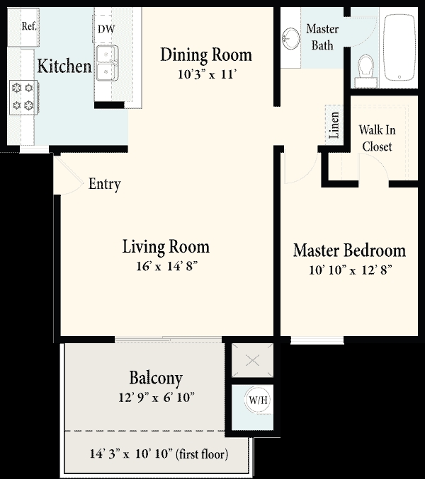 Floorplan - Sycamore Park Apartments