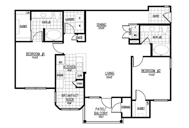 Floorplan - Maple Knoll Apartments
