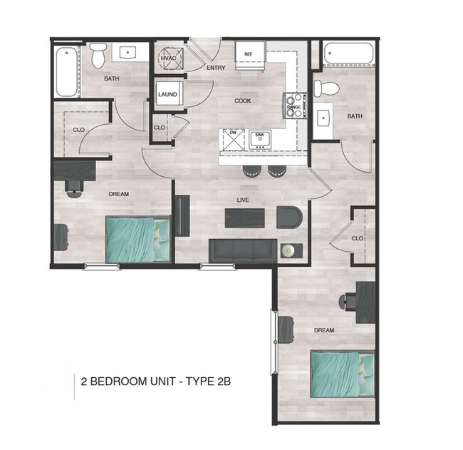 2BR/2BA - B2 - Junction 49