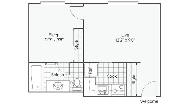 Floorplan - Maurice Dear Apartments