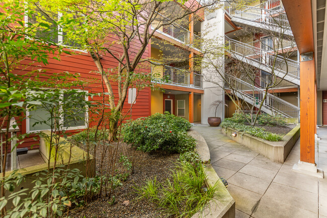 Courtyard entrance. - 2440 Western Ave