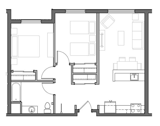 2 Bedroom Type 2.0A - Altura Apartments