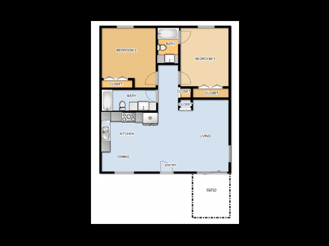 Floorplan - Redhawk Apartments