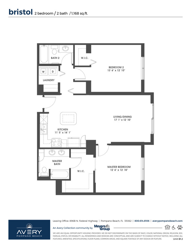 Floorplan - Saba Pompano Beach