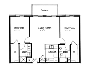 2BR/2BA - Bloomfield Forum 55+ Community