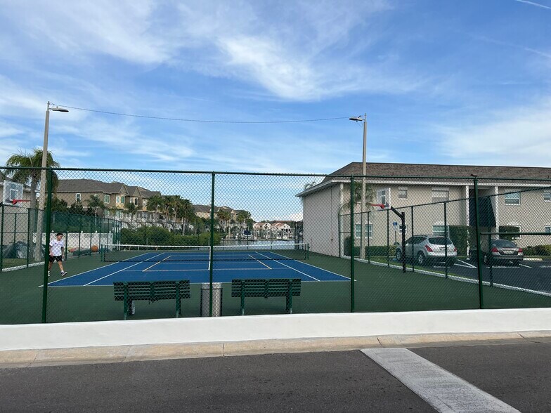 Tennis / Pickleball / Basketball court - 8815 Bay Pointe Dr