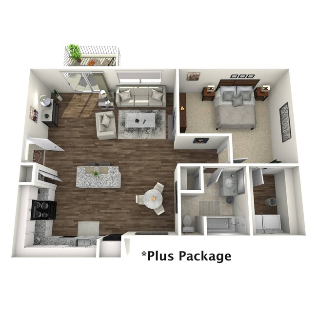 Floorplan - Whispering Hills Apartments