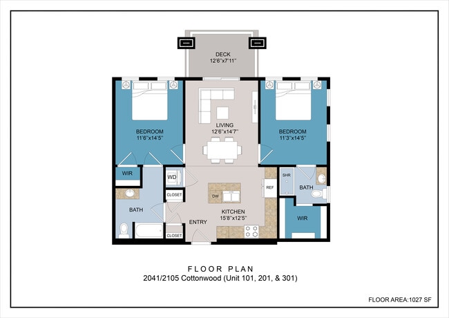 Floorplan - 2041 Cottonwood Rd