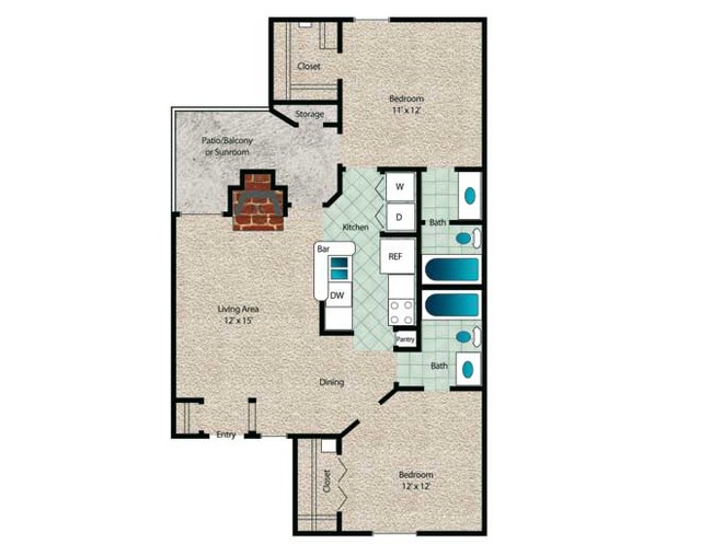 Floorplan - Woodland Hills