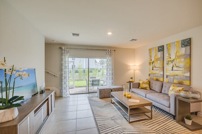 Great room-Photo is taken from from DR Horton express website. - 15205 Wildflower Cir