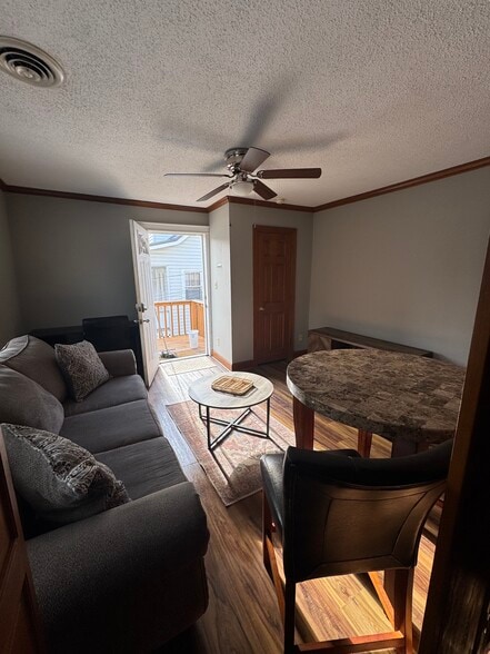 Fully Furnished Living Room - 121 S Hellier St