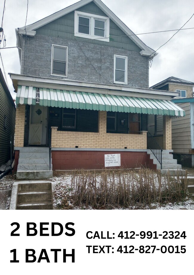 533 Allegheny Ave 533 Allegheny Ave Glassport PA 15045 Apartment Finder