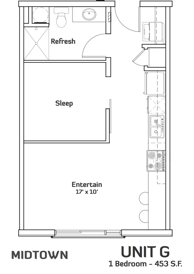 Floorplan - Midtown Apartments