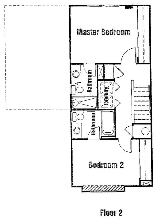 Upstairs Floor Plan - 1362 S 1190 W