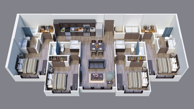 Floorplan - The Icon & The Lofts - Student Living