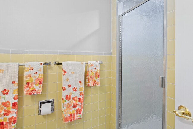 Walk in shower - 19425 Van Aken Blvd
