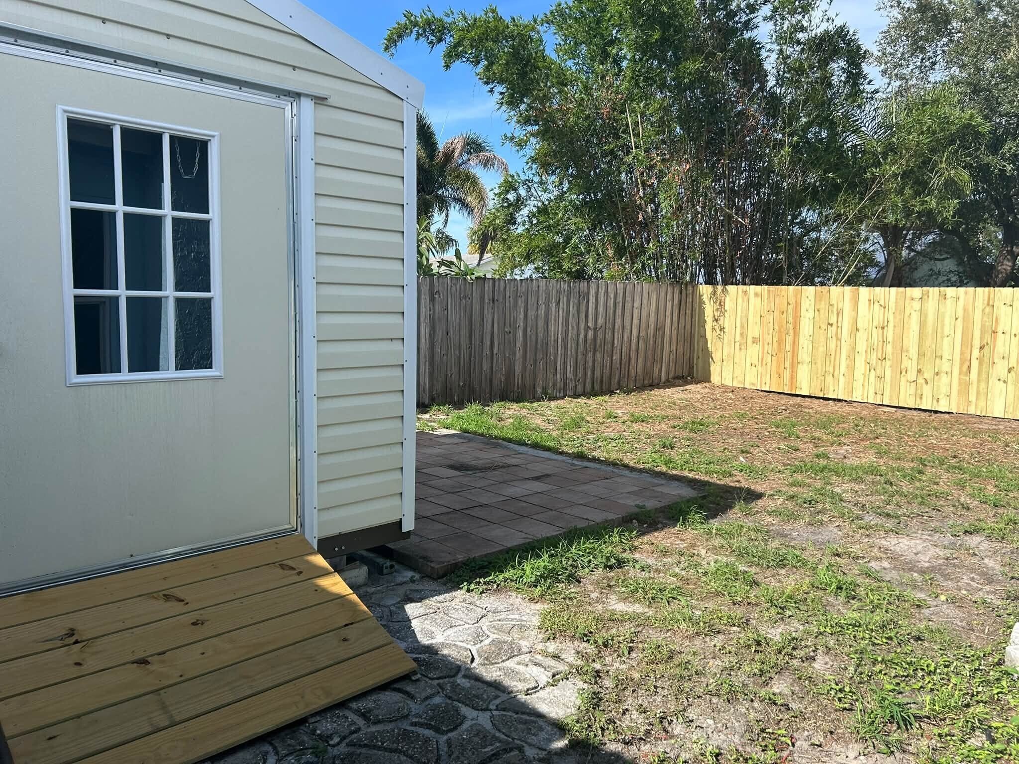 Large yard and beautiful patio space - 7669 SE James St