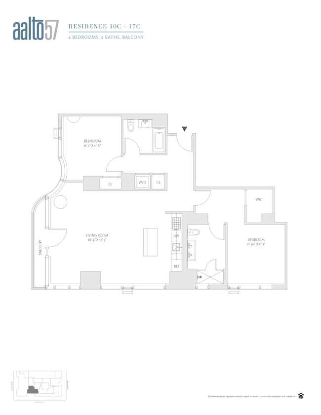 Floorplan - Aalto57