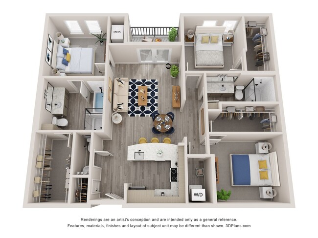 Floorplan - The Pinnacle on 31st Street