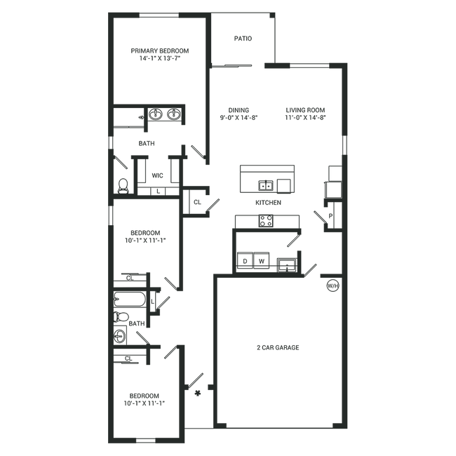 Floorplan - The Nexus at Hurley Ranch