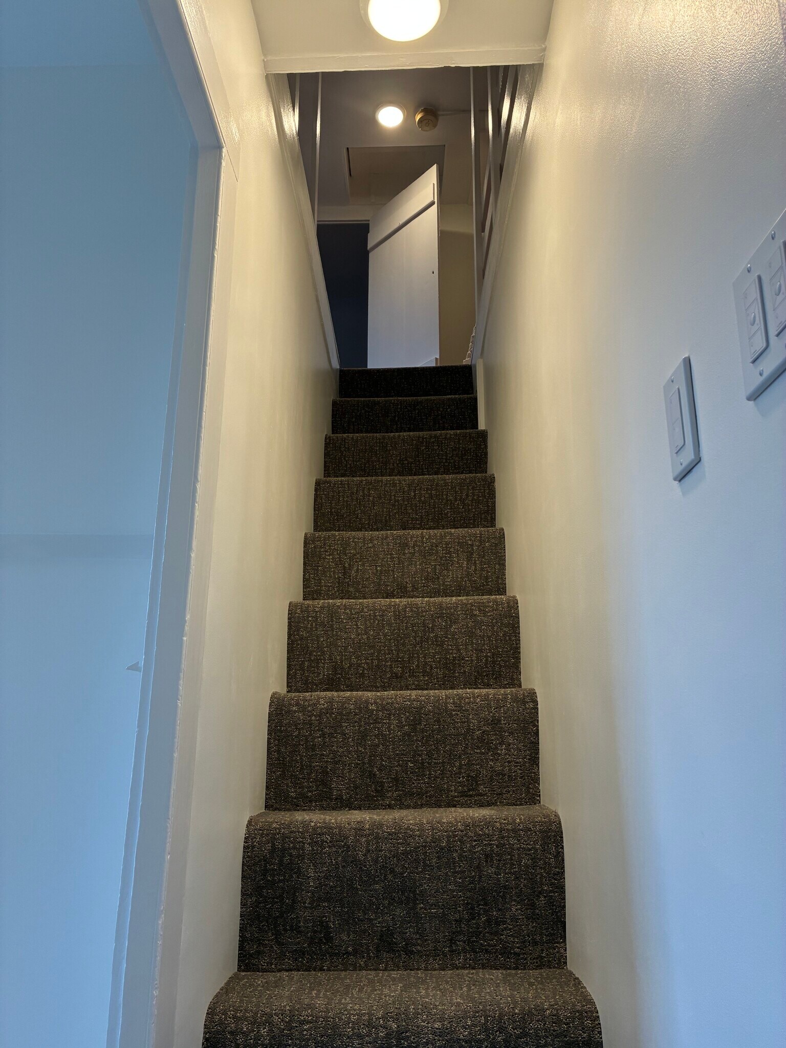 Stairs to bedroom and office - 142 Main St