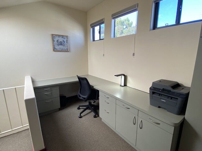 Home office with lots of natural light from skylight and windows - 5146 Dorado Dr