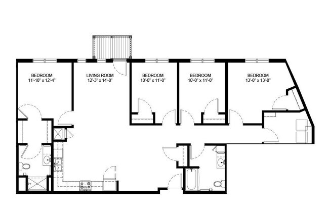 Floorplan - Vue Pointe Apartments