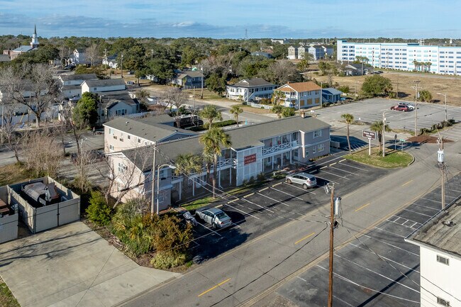 Aerial building view. - Ocean Side Villas
