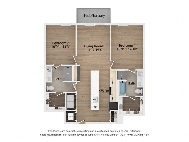 Floorplan - Tempo at White Oak