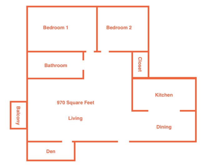 2 Bedroom with Den - Fairview Manor