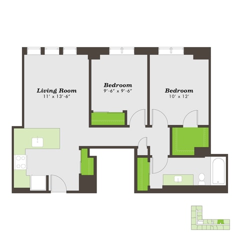 Floorplan - The Sutherland
