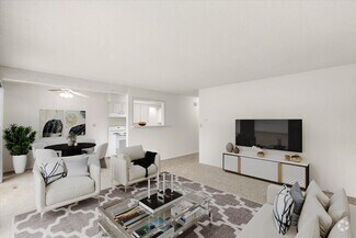 Living Room - Louisburg Square Apartments & Townhomes