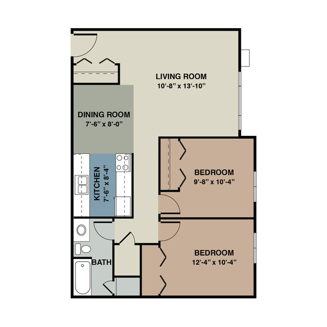 Floorplan - Birchwood East Apartments