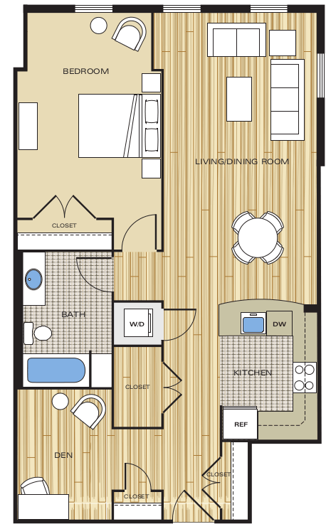 Floorplan - Clayborne Apartments