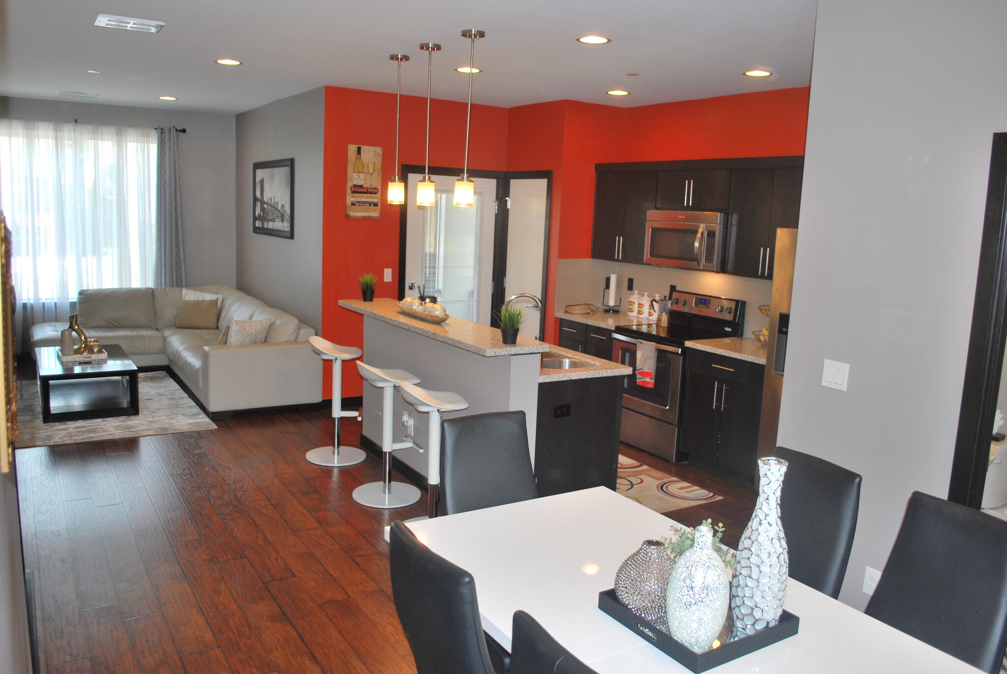 Another look at living/kitchen area from dining room - 1322 152nd Ln SW