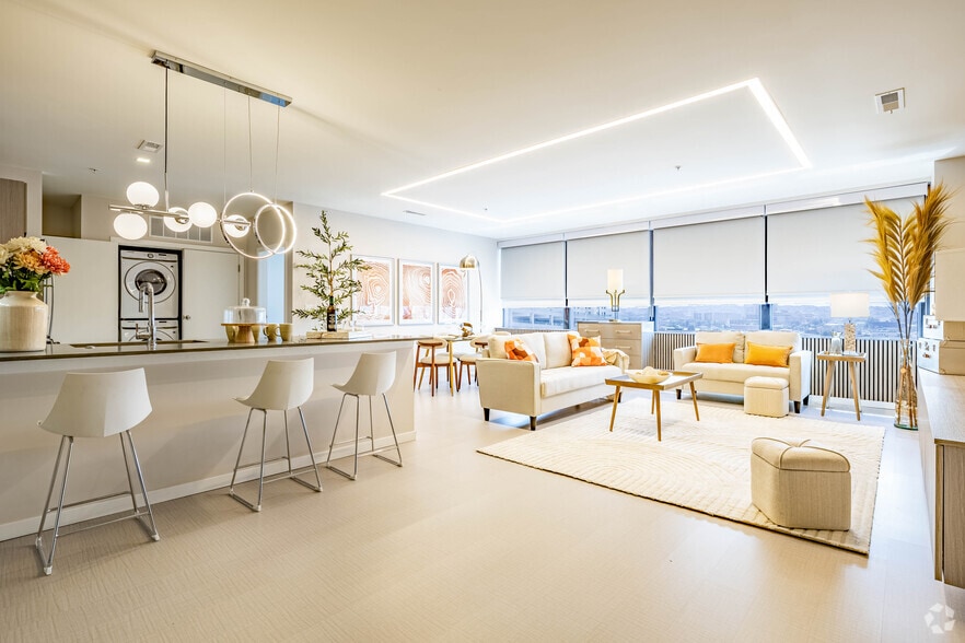 2B open concept living room - The Deneau