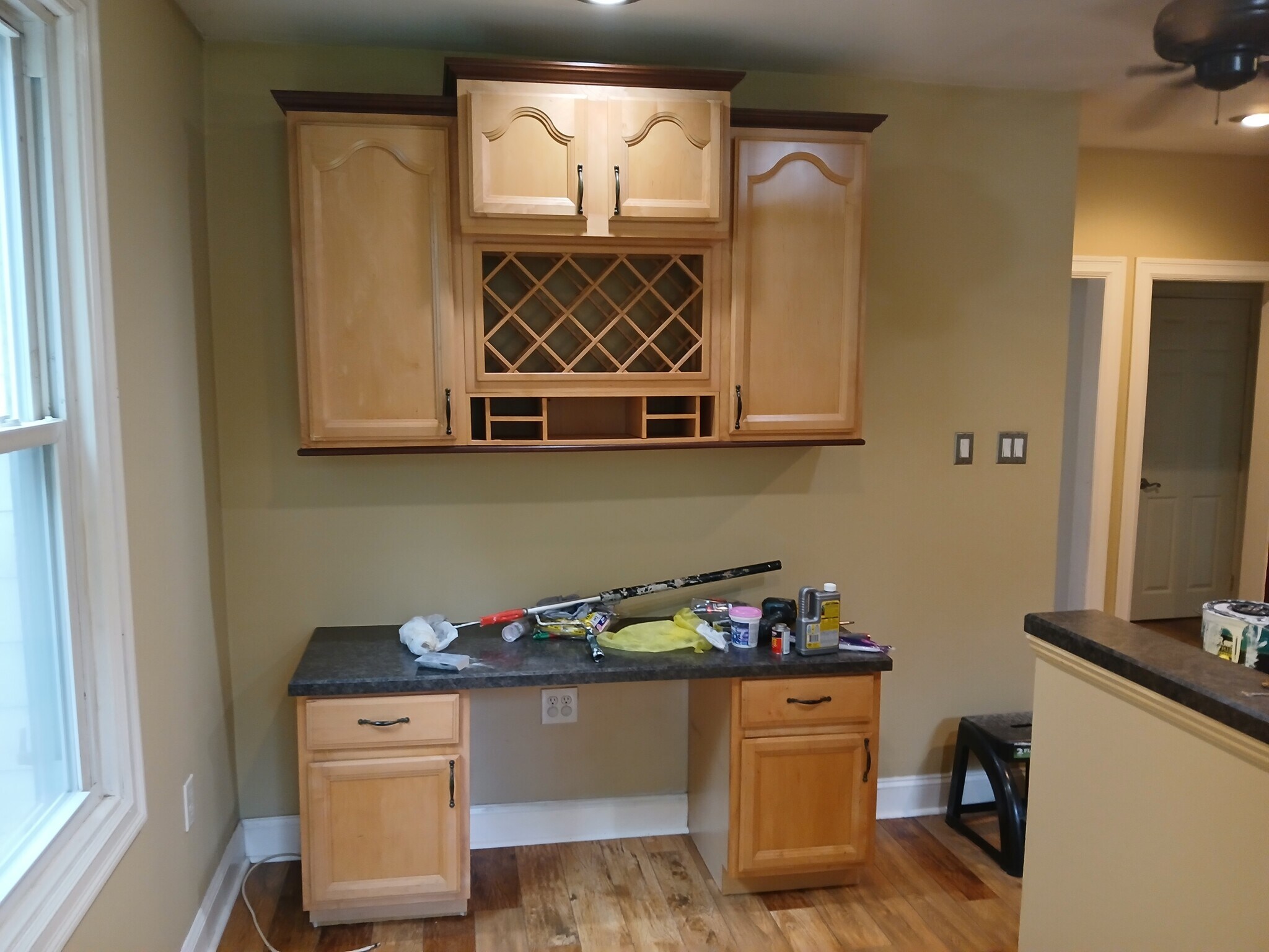 Desk in kitchen - 210 W Montgomery Ave