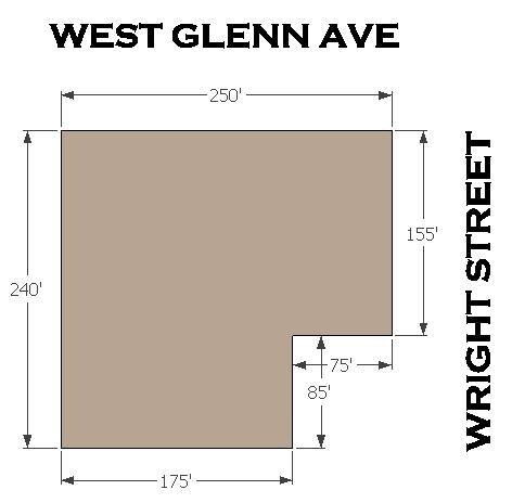 Frontage - Approx Dimensions - Center Court Apartments
